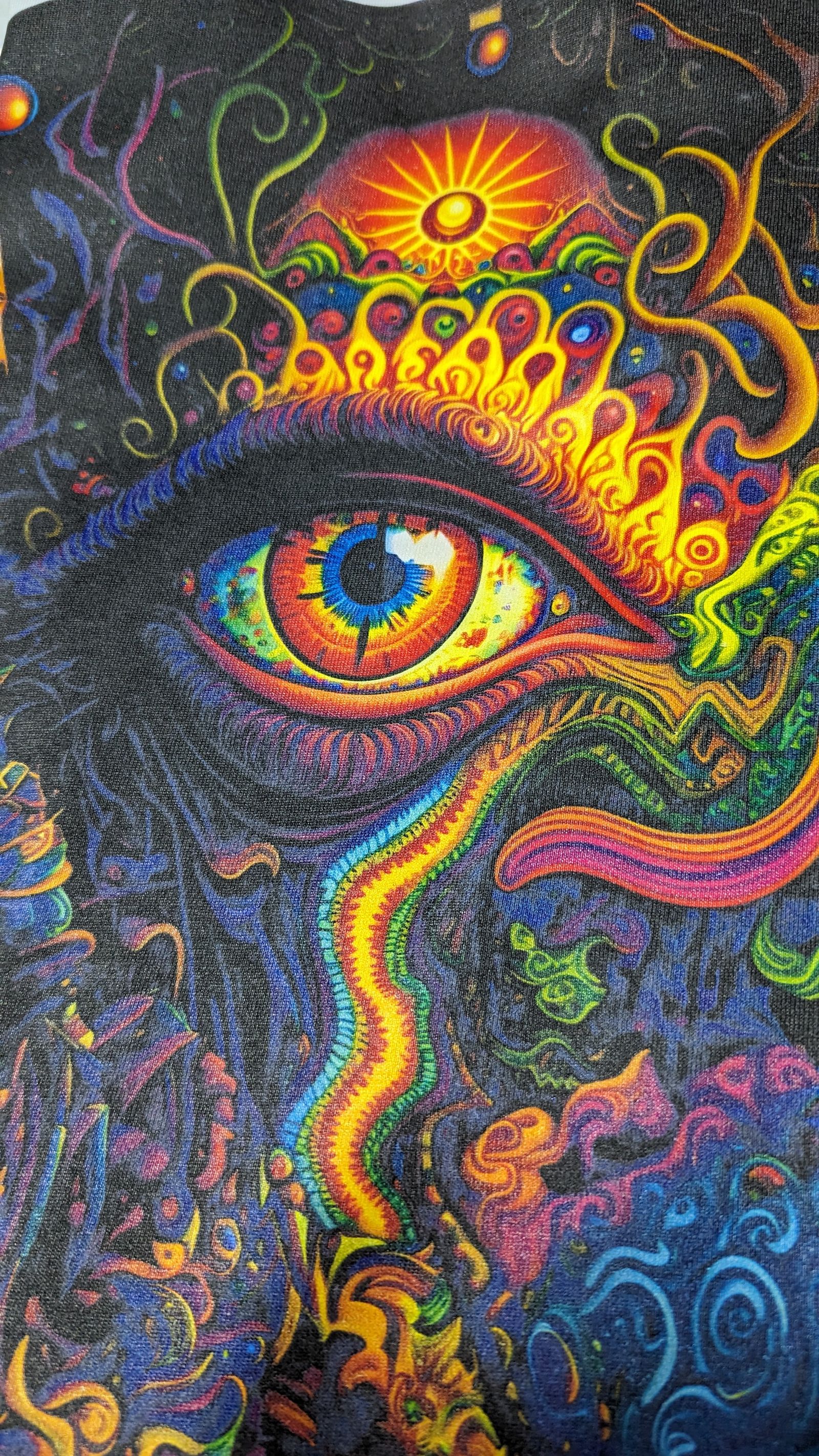 DTG-Druckergebnis Nahaufnahme – Stoff³ Kassel Digitaldruckqualität